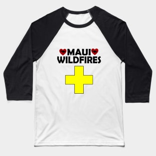 Maui Wildfires Baseball T-Shirt